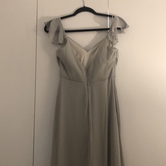 Birdy Grey Bridesmaid Dress - Kae style. Worn once & never altered or hemmed. - Picture 2 of 5
